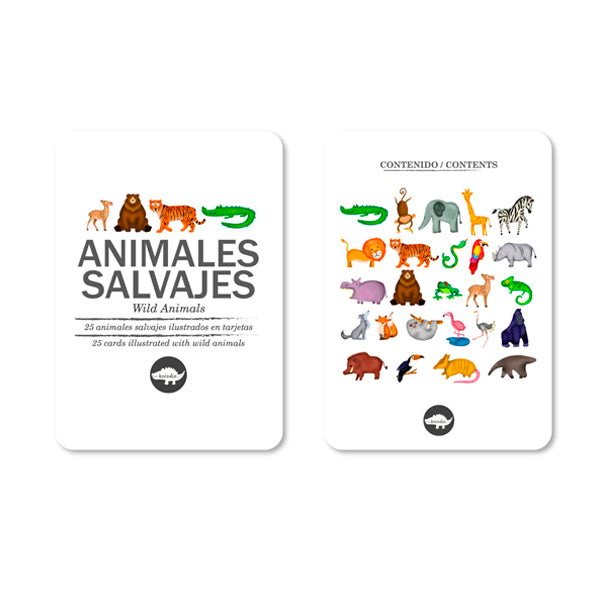 Flash Cards Animales salvajes