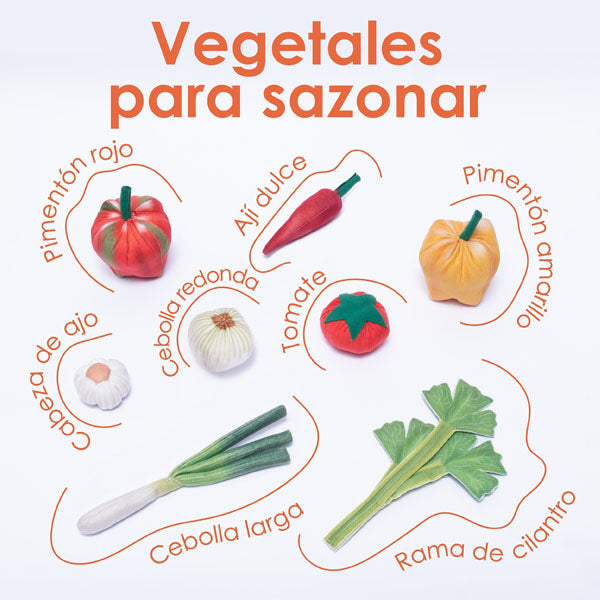 Kit de vegetales para Sazonar